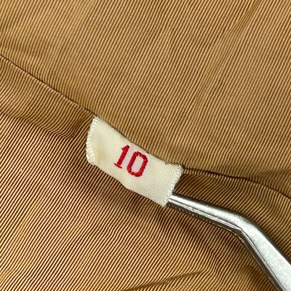 Vintage 60s Cowgirl Western Leather Blend Jacket Cowboy Brown Womens S Small - Picture 10 of 12